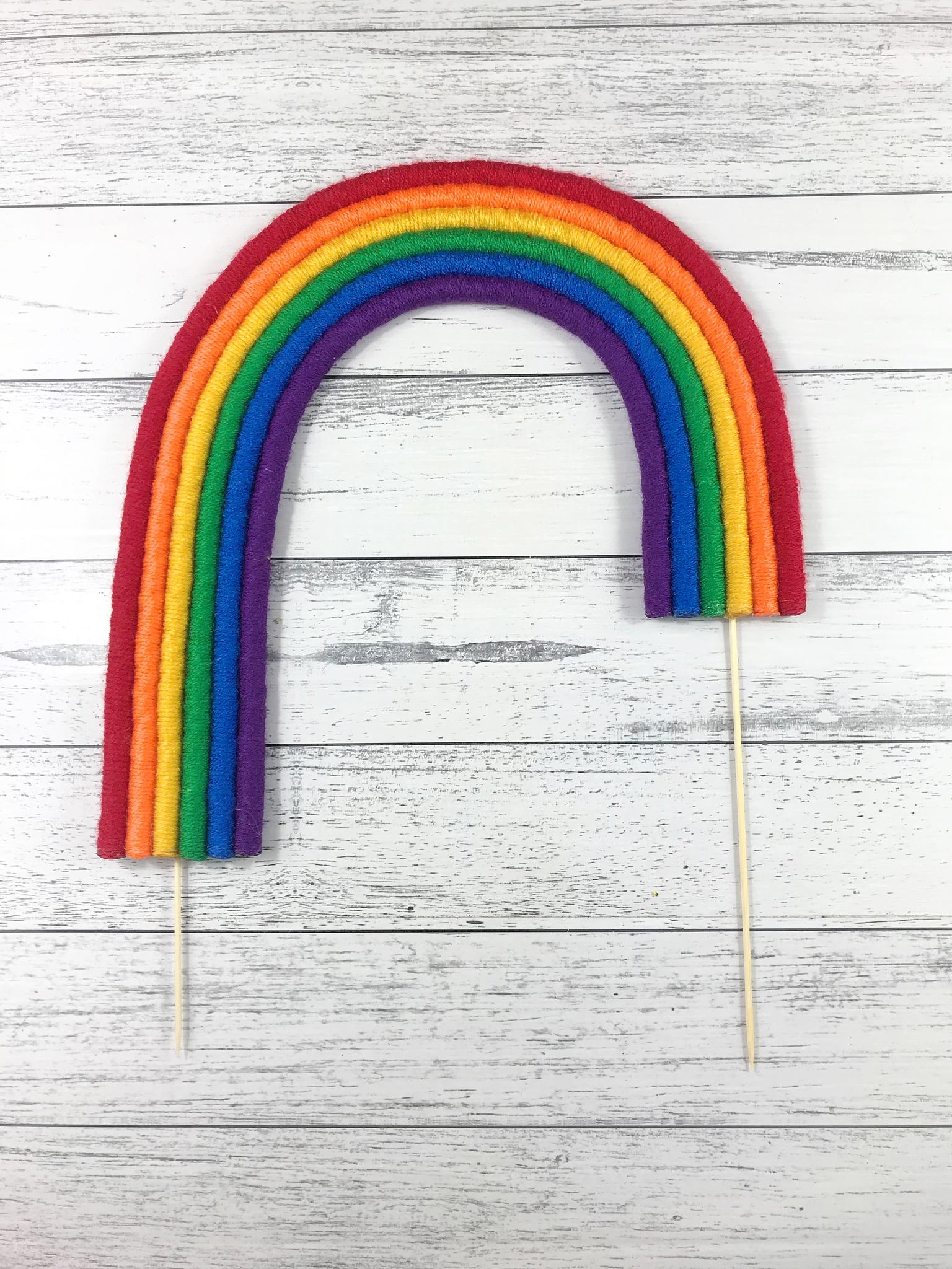 Rainbow Icing Cake Topper — Burnt Butter Cakes